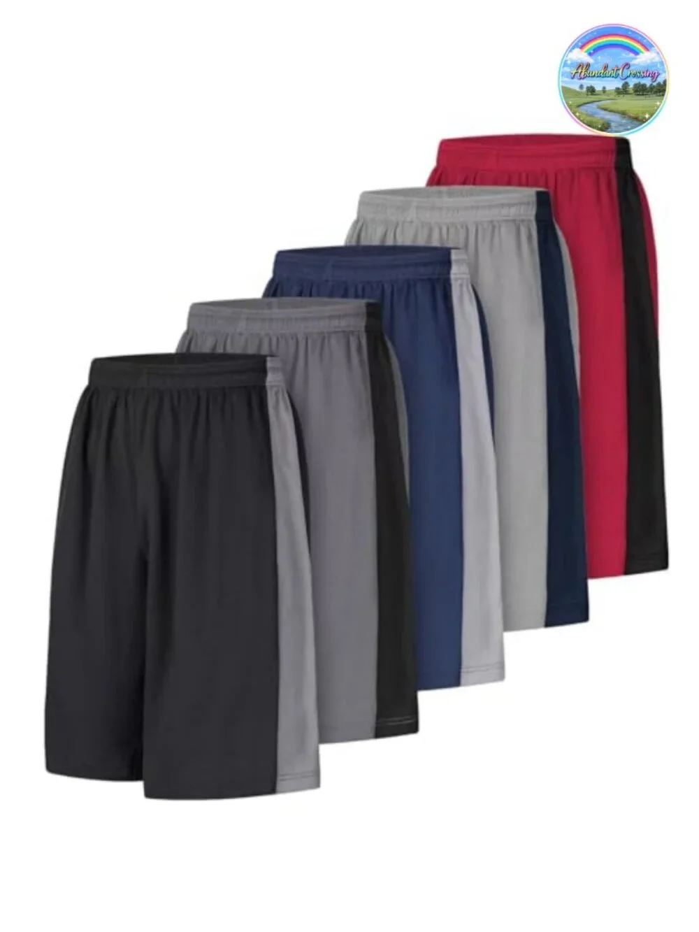 Men's Quick Dry Athletic Shorts with Pockets Basketball Gym Polyester